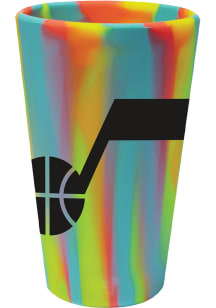 Utah Jazz 16oz Pint Glass - Orange
