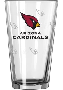 Arizona Cardinals 16oz Satin Etch Pint Glass - Red