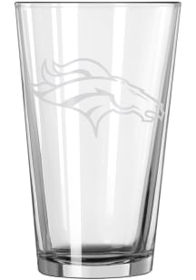 Denver Broncos 16oz Frost Pint Glass - White