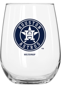 Houston Astros 16oz Gameday Stemless Wine Glass - Navy Blue