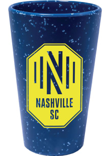 Nashville SC 16oz Speckle Pint Glass - Navy Blue