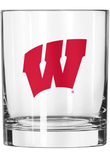 Wisconsin Badgers 14oz Gameday Rock Glass - Red