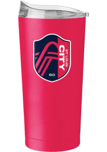 Logo Brands St Louis City SC 20oz Flipside Stainless Steel Tumbler - Red