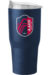 Logo Brands St Louis City SC 30oz Flipside Stainless Steel Tumbler - Navy Blue