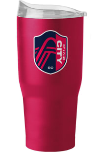 Logo Brands St Louis City SC 30oz Flipside Stainless Steel Tumbler - Red