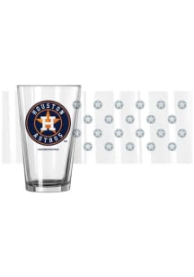 Houston Astros 16oz Satin Etch Pint Glass - Blue