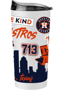 Logo Brands Houston Astros 20oz Native PC Stainless Steel Tumbler - Blue