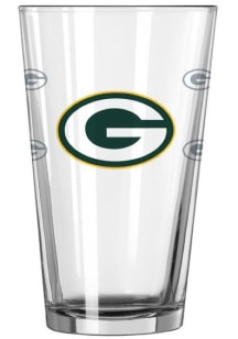 Green Bay Packers Satin Etch 16oz Pint Glass - Green