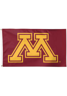 Minnesota Golden Gophers 3x5 Logo Silk Screen Grommet Flag - Maroon