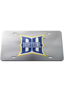 Drexel Dragons Silver Acrylic Classic Car Accessory License Plate
