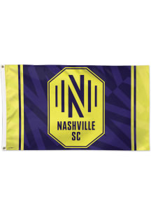 Nashville SC Deluxe Silk Screen Grommet Flag - Yellow