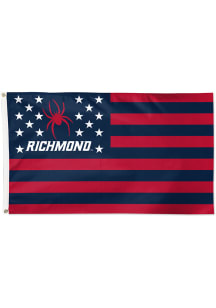 Richmond Spiders Deluxe Stars and Stripes Silk Screen Grommet Flag - Red