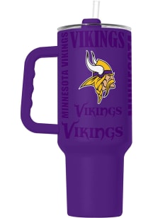 Logo Brands Minnesota Vikings 40oz Replay Stainless Steel Tumbler - Purple
