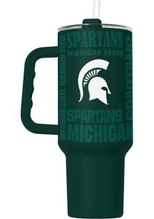Logo Brands Michigan State Spartans 40oz Replay Stainless Steel Tumbler - Green