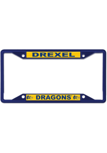 Drexel Dragons Metal License Plate Frame - Navy Blue