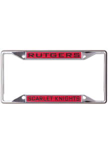 Rutgers Scarlet Knights Metal License Plate Frame - Silver