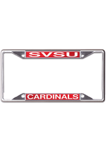 Saginaw Valley State Cardinals Metal License Frame