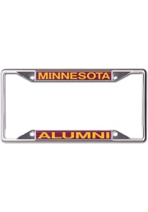Minnesota Golden Gophers Metal Alumni License Plate Frame - Silver
