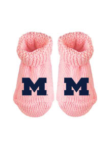 Michigan Wolverines Team Logo Baby Bootie Boxed Set