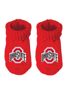 Ohio State Buckeyes Team Color Baby Bootie Boxed Set