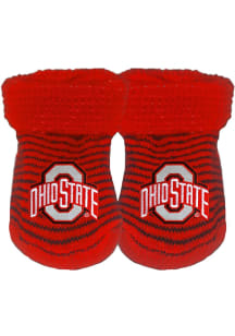 Ohio State Buckeyes Stripe Baby Bootie Boxed Set