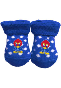 Kansas Jayhawks Polka Dot Baby Bootie Boxed Set