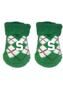 Michigan State Spartans Argyle Baby Bootie Boxed Set