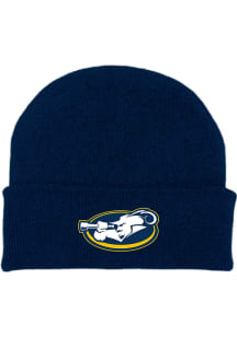 La Salle Explorers Blue Cuffed Newborn Knit Hat