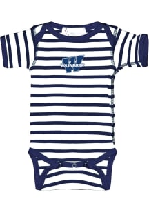 Washburn Ichabods Baby Navy Blue Skylar Short Sleeve One Piece