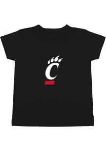 Cincinnati Bearcats Toddler Black Primary Logo Short Sleeve T-Shirt