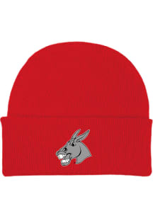 Central Missouri Mules Red Cuffed Newborn Knit Hat