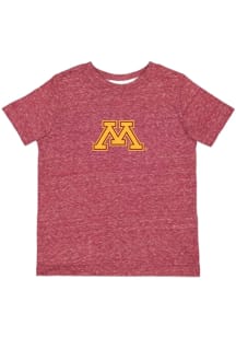 Minnesota Golden Gophers Toddler Cardinal Vintage Short Sleeve T-Shirt