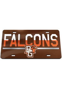Bowling Green Falcons Specialty Logo License Plate Frame - Brown