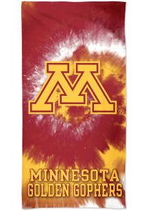Minnesota Golden Gophers Spectra Tie Dye Beach Towel