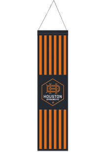 Houston Dynamo Vertical Wool Banner - Orange