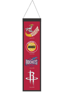 Houston Rockets Vertical Wool Vintage Banner