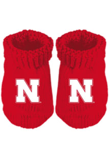 Nebraska Cornhuskers Knit Baby Bootie Boxed Set