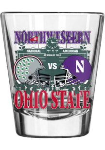 Ohio State Buckeyes 2oz 2024 Ohio St vs Northwestern Wrigleyfield Shot Glass