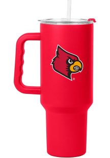 Logo Brands Louisville Cardinals 40oz Full Color Stainless Steel Tumbler - Red