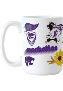 K-State Wildcats 15oz Native Ceramic Mug - Purple