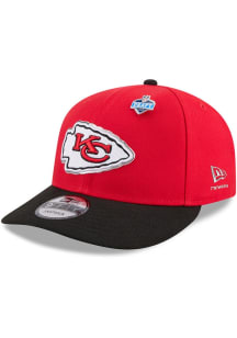 New Era Kansas City Chiefs Red 2026 NFL Draft 9FIFTY Mens Snapback Hat