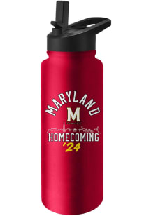 Maryland Terrapins 2024 Homecoming Stainless Steel Bottle - Red
