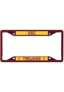 USC Trojans Metal License Frame