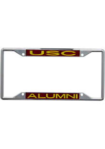 USC Trojans Alumni Printed Metal License Plate Frame - Red