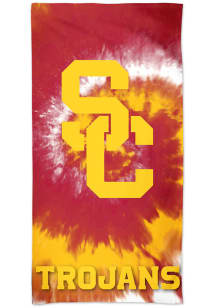 USC Trojans Tie Dye 30x60 Beach Towel