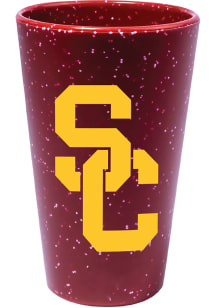 USC Trojans Speckle Silicone Pint Glass