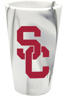 USC Trojans Mountain Marble Silicone Pint Glass