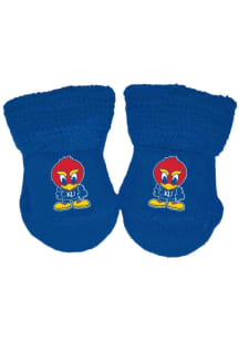 Kansas Jayhawks Knit Baby Bootie Boxed Set