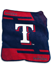 Texas Rangers Stripe Raschel Throw Blanket - Blue
