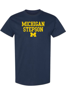 Michigan Wolverines Navy Blue Stepson Short Sleeve T Shirt